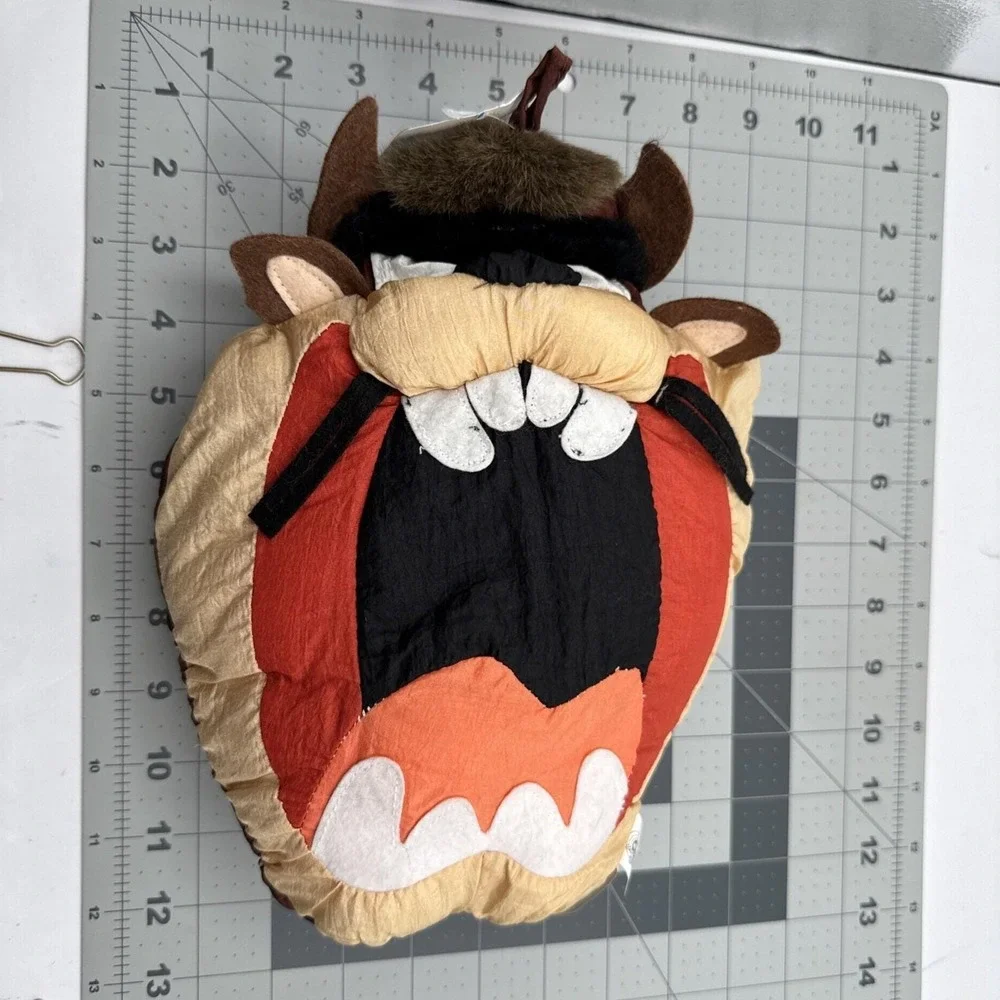 Taz Looney Tunes Pillow Head Vintage 90s 1994 Tasmanian Devil Plush Play by Play